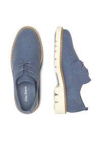 Clara Barson Oxfordy Gracie WS6277-01 Granatowy. Kolor: niebieski. Materiał: skóra #7