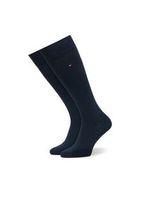 TOMMY HILFIGER - Tommy Hilfiger Skarpety długie 701235378 Granatowy. Kolor: niebieski. Materiał: materiał, bawełna