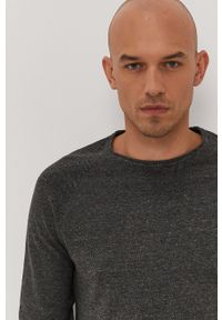 Jack & Jones Sweter męski kolor szary. Kolor: szary. Materiał: dzianina. Długość rękawa: raglanowy rękaw #3