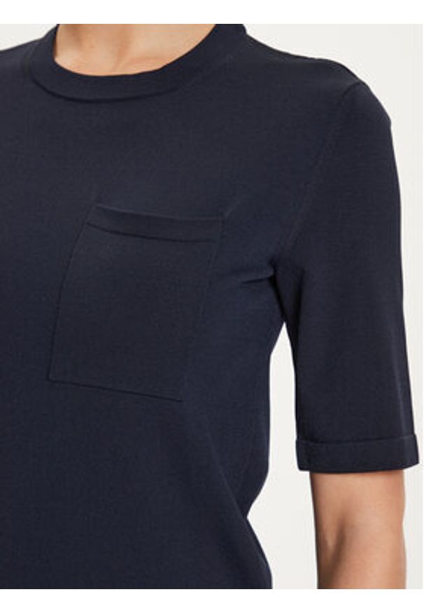 Max Mara Leisure T-Shirt Tahiti 24263660 Granatowy Regular Fit. Kolor: niebieski. Materiał: syntetyk