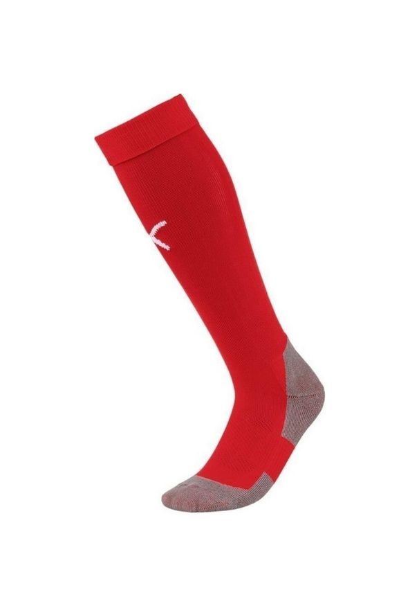 Puma - Skarpety Piłkarskie Unisex Dla Dorosłych Liga Core. Kolor: czerwony. Sport: piłka nożna