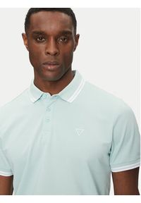 Guess Polo M2GP34 KARS0 Zielony Regular Fit. Typ kołnierza: polo. Kolor: zielony. Materiał: bawełna, syntetyk