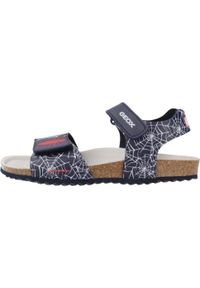 Geox - Sandały GEOX J GHITA BOY Niebieski. Kolor: niebieski. Materiał: syntetyk, tkanina. Sezon: lato