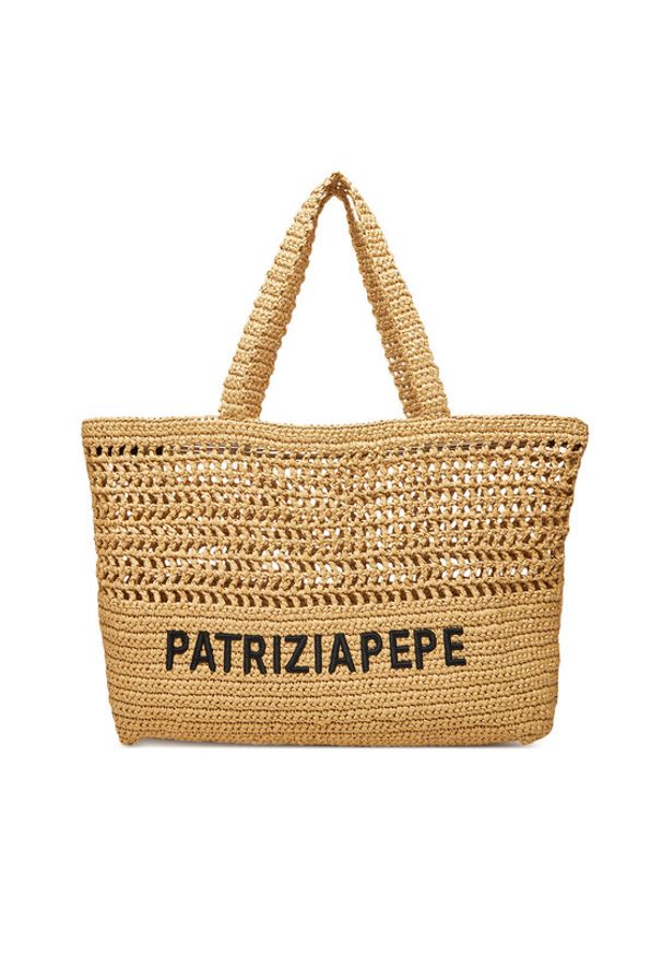 Patrizia Pepe Torebka 2B0119/V039 Beżowy. Kolor: beżowy