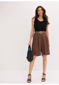 bonprix - Top z dżerseju z czystej bawełny organicznej. Kolor: czarny. Materiał: jersey, bawełna #3