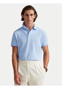 Polo Ralph Lauren Polo Core Replen 710782592 Niebieski Custom Slim Fit. Typ kołnierza: polo. Kolor: niebieski. Materiał: bawełna