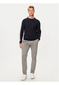 Hechter Paris Sweter 65011 142806 Granatowy Regular Fit. Kolor: niebieski. Materiał: bawełna