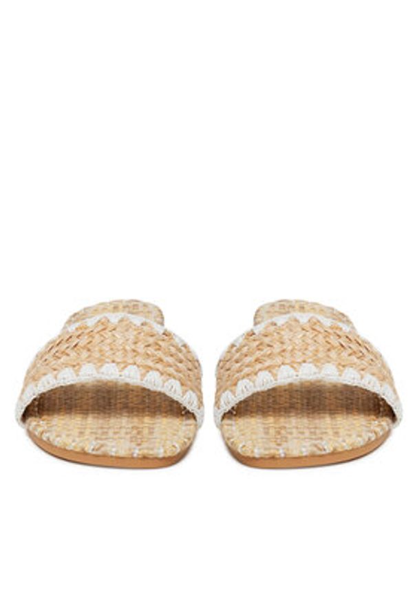 DeeZee Klapki BP6097-5 Beżowy. Kolor: beżowy. Materiał: syntetyk