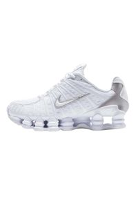 Buty sportowe męskie Nike SHOX TL Metallic Silver białe - AV3595-100. Kolor: biały. Sport: koszykówka