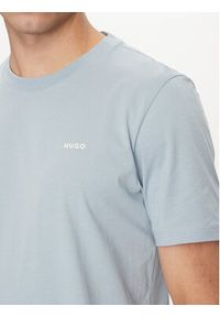 Hugo - HUGO T-Shirt Dero222 50466158 Niebieski Regular Fit. Kolor: niebieski. Materiał: bawełna #5