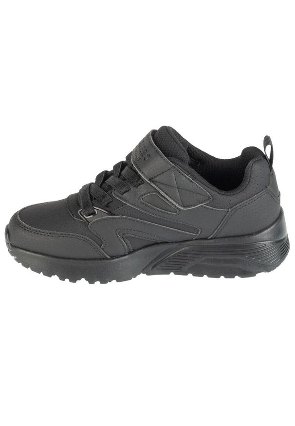 skechers - Buty sportowe Sneakersy dziewczęce, Uno Lite - Echo Surge. Kolor: czarny. Materiał: tkanina, syntetyk