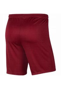 Nike - Dziecięce/niemowlęce Spodenki Z Dzianiny Dry Park III. Kolor: czerwony, brązowy, wielokolorowy. Materiał: dzianina. Styl: sportowy. Sport: turystyka piesza