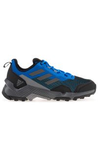 Adidas - Buty adidas Eastrail 2.0 Hiking GZ3018 - niebiesko-czarne. Kolor: czarny, niebieski, wielokolorowy. Materiał: syntetyk. Szerokość cholewki: normalna. Sport: wspinaczka