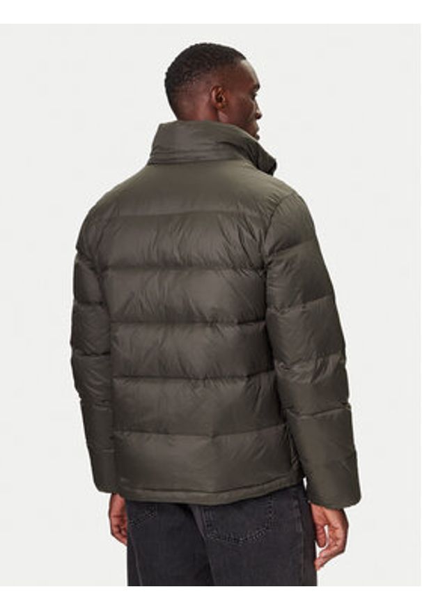 Calvin Klein Jeans Kurtka puchowa LV04RC518G Khaki Regular Fit. Kolor: brązowy. Materiał: syntetyk