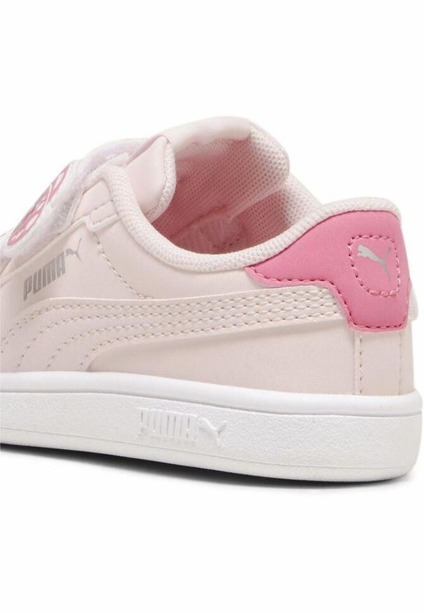 Puma - Sneakersy PUMA Smash 3.0 Butterfly dla małych dzieci PUMA. Zapięcie: rzepy. Kolor: różowy