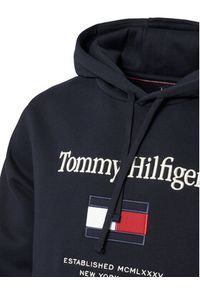 TOMMY HILFIGER - Tommy Hilfiger Bluza Embro Flag MW0MW42735 Granatowy Regular Fit. Kolor: niebieski. Materiał: bawełna #3