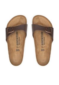 Birkenstock Klapki Madrid Bs 40391 Brązowy. Kolor: brązowy. Materiał: skóra #6