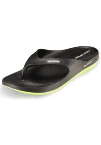 Klapki basenowe japonki Aqua Speed Alcano. Kolor: czarny, zielony, wielokolorowy, żółty. Styl: sportowy. Sport: pływanie