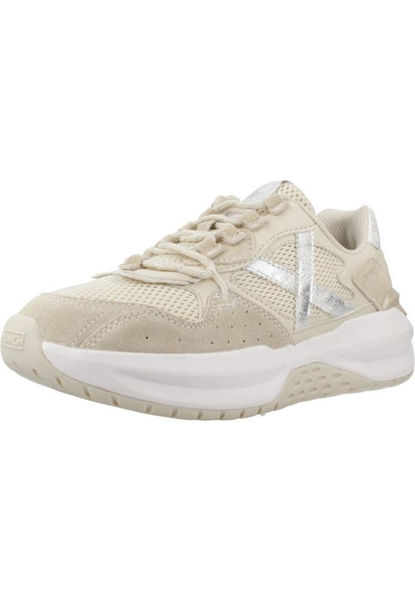Buty do chodzenia damskie Munich 08 Nexa. Kolor: beżowy. Materiał: syntetyk, zamsz, materiał. Szerokość cholewki: normalna. Sport: turystyka piesza