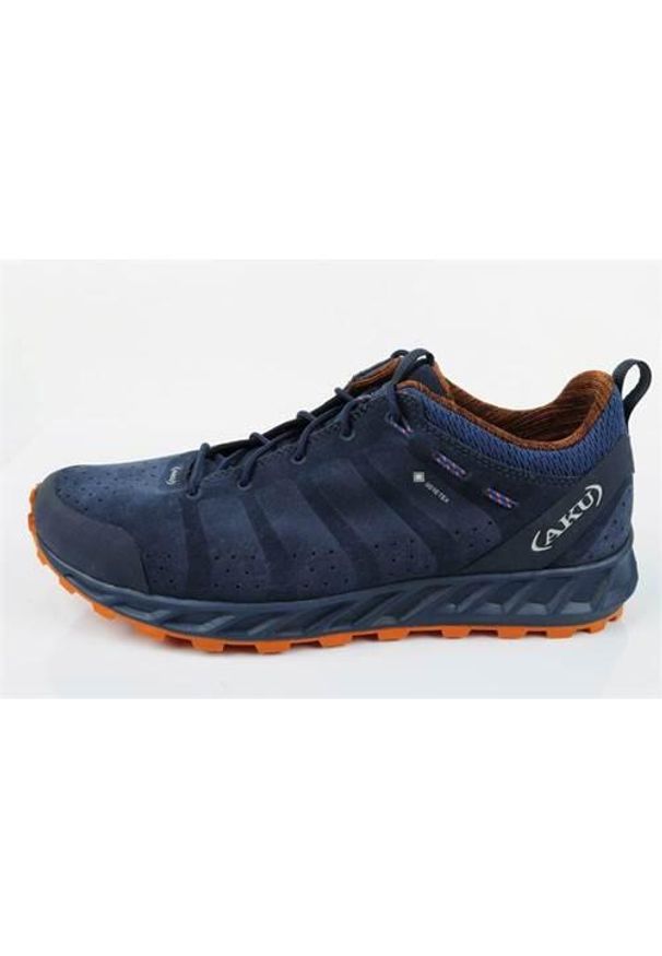 Buty trekkingowe męskie Aku Rapida Gtx. Zapięcie: sznurówki. Kolor: wielokolorowy, niebieski. Materiał: tkanina, materiał, skóra, syntetyk. Szerokość cholewki: normalna