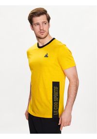 Le Coq Sportif T-Shirt 2310027 Żółty Regular Fit. Kolor: żółty. Materiał: bawełna #1