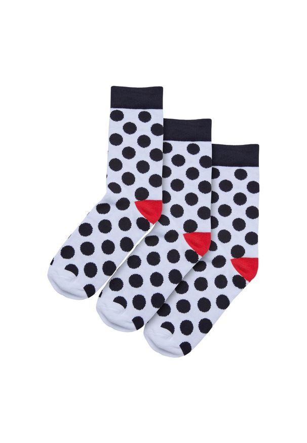 Urban Classics - Skarpetki Unisex Dla Dorosłych Jeden Kolor Basic 3pak. Kolor: biały, czerwony, wielokolorowy, czarny