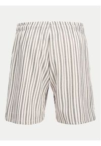 Jack & Jones - Jack&Jones Szorty materiałowe Jaide 12275412 Beżowy Relaxed Fit. Kolor: beżowy. Materiał: bawełna #6