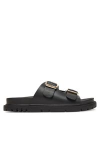 MEXX Klapki MX/021C-HY Czarny. Kolor: czarny. Materiał: skóra