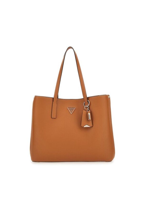 Guess Torebka Meridian (BG) HWBG87 78230 Brązowy. Kolor: brązowy. Materiał: skórzane