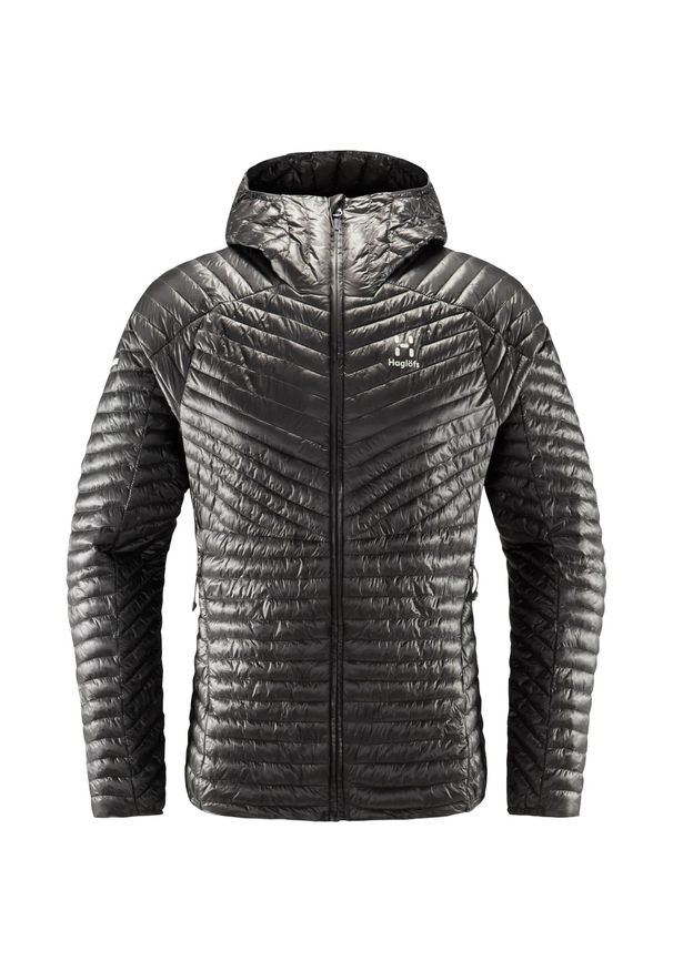 Haglöfs - Kurtka ocieplana męska L.I.M Mimic Hood. Kolor: szary. Sport: turystyka piesza