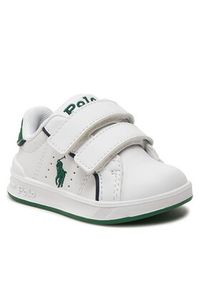 Polo Ralph Lauren Sneakersy RL00059110 Biały. Kolor: biały. Materiał: skóra
