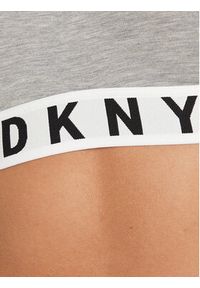 DKNY Biustonosz push-up DK4518 Szary. Kolor: szary. Materiał: bawełna. Rodzaj stanika: push-up #4