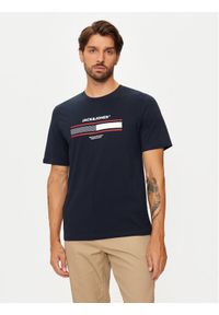 Jack & Jones - Jack&Jones T-Shirt South 12256784 Niebieski Standard Fit. Kolor: niebieski. Materiał: bawełna #1