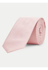Hugo Krawat 50468199 Różowy. Kolor: różowy. Materiał: jedwab