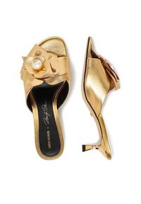 Gino Rossi - GINO ROSSI Klapki CEO-ROSE-LT2220-1 Złoty. Kolor: złoty. Materiał: skóra #5