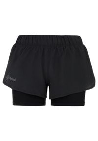 Damskie spodenki do biegania Kilpi BERGEN-W. Kolor: czarny. Sport: bieganie #1