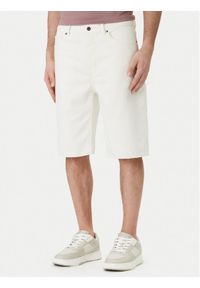 Hugo - HUGO Szorty jeansowe Skate 50555983 Écru Straight Fit. Materiał: bawełna #1