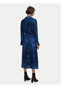 Desigual Sukienka koszulowa Licuado 25WWVW23 Niebieski Regular Fit. Kolor: niebieski. Materiał: wiskoza. Typ sukienki: koszulowe #3