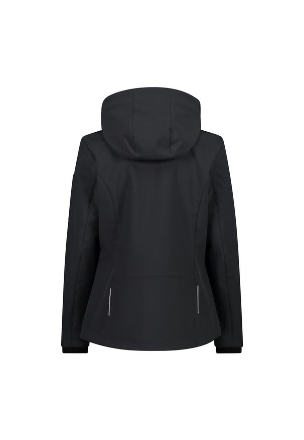 Kurtka damska turystyczna CMP 39A5006. Kolor: różowy, wielokolorowy, czarny. Materiał: softshell. Sport: turystyka piesza