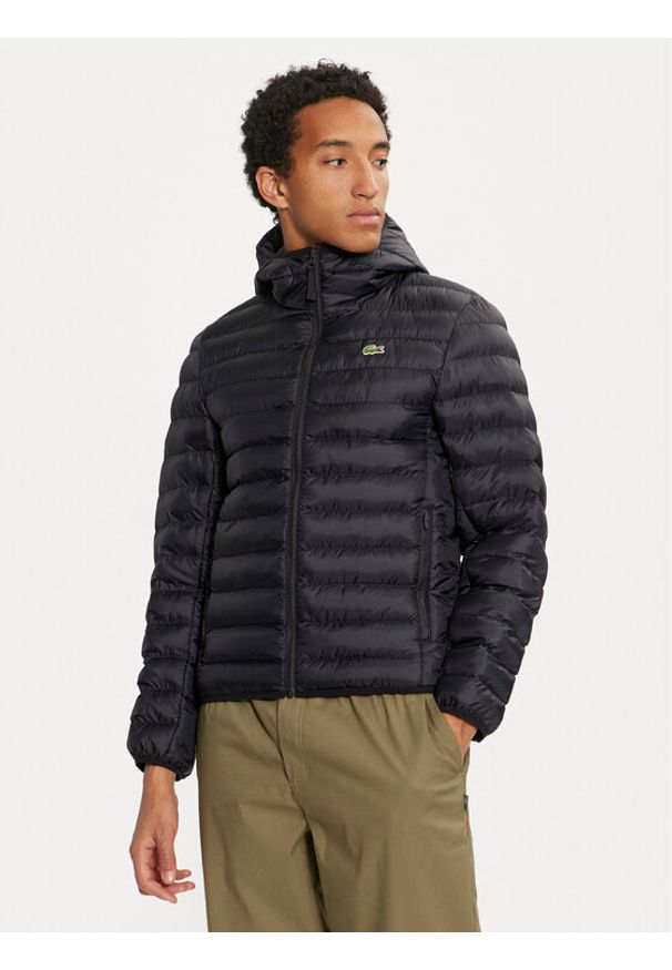 Lacoste Kurtka przejściowa BH2909 Granatowy Regular Fit. Kolor: niebieski. Materiał: syntetyk