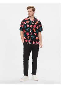 Jack & Jones - Jack&Jones Koszula 12248397 Czarny Relaxed Fit. Kolor: czarny. Materiał: syntetyk #5