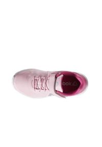 Buty do chodzenia dla dzieci Reebok Rush Runner. Zapięcie: rzepy. Kolor: różowy. Materiał: syntetyk, tkanina, materiał. Szerokość cholewki: normalna. Sport: turystyka piesza