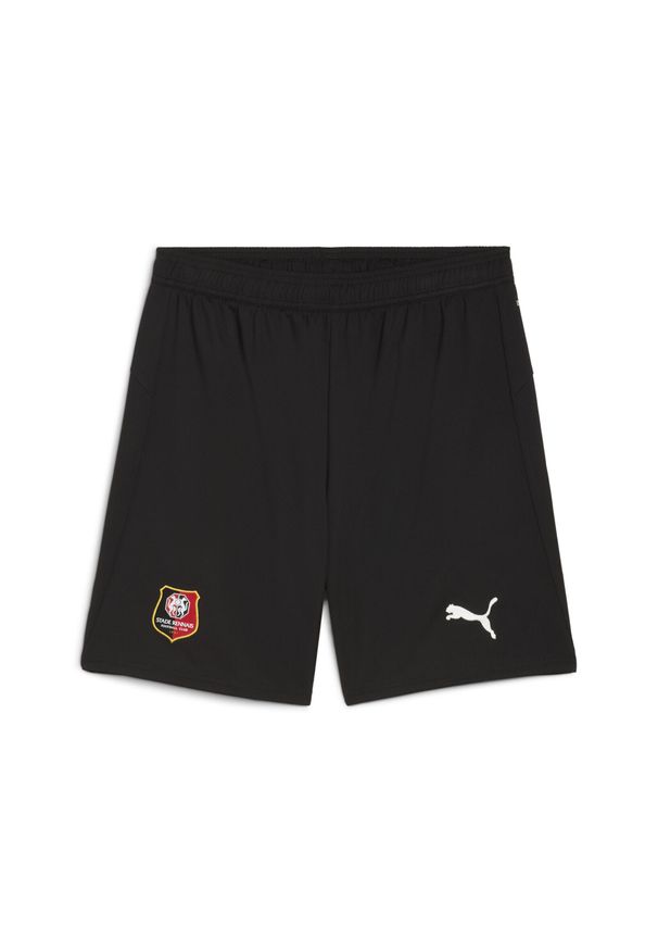 Puma - Męskie szorty Stade Rennais FC 25/26 PUMA Black. Kolor: czarny. Materiał: tkanina. Sport: piłka nożna