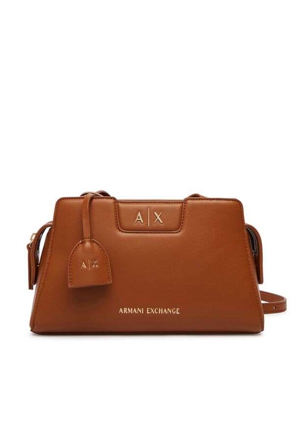 Armani Exchange Torebka XW002160 AF19892 U6123 Brązowy. Kolor: brązowy. Materiał: skórzane