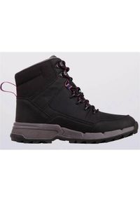 Buty do chodzenia dla dzieci Kappa 2432321122. Wysokość cholewki: za kostkę. Zapięcie: sznurówki. Kolor: czarny. Materiał: tkanina, materiał, syntetyk. Szerokość cholewki: normalna. Sport: turystyka piesza