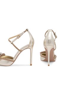 Eva Minge Szpilki ANCONA-V325-25531 Złoty. Kolor: złoty. Materiał: skóra. Obcas: na szpilce #7