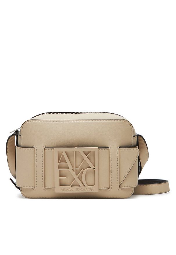 Torebka Armani Exchange. Kolor: beżowy