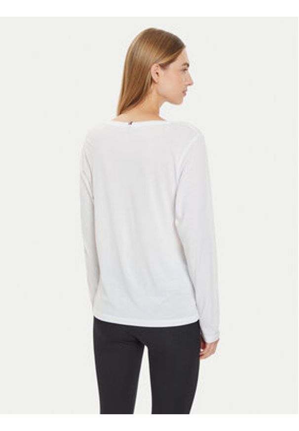 TOMMY HILFIGER - Tommy Hilfiger Bluzka UW0UW05228 Biały Relaxed Fit. Kolor: biały. Materiał: bawełna
