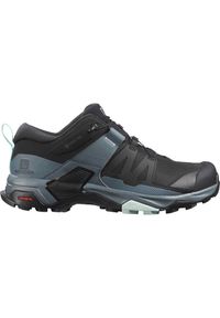 salomon - Buty turystyczne X Ultra 4 Gtx W. Kolor: czarny, niebieski, wielokolorowy. Materiał: syntetyk, tkanina. Szerokość cholewki: normalna. Styl: sportowy