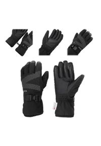 Rękawice narciarskie damskie KADVA Mountain Flow Pro skóra 3M Thinsulate. Kolor: czarny. Materiał: skóra. Technologia: Thinsulate. Sezon: zima. Sport: narciarstwo #1